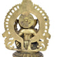 Brass Lord Ganesha Idol Sitting Ganesh Statue Decorative Sculpture for Home Decor Office Mandir Pooja Temple (Height 10 Inch)