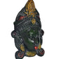 Brass Maa Durga Face Idol Wall Hanging Durga Mask Good Luck for Temple Home Door and Office (Height 9 Inch)