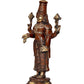 Brass Lord Tirupati Bala Ji Idol Statue Home Temple Office Figurine Showpiece Multicolour (Height 17.5 Inch)