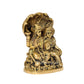 Brass Lord Vishnu with Maa Lakshmi On Sheshnag Idol Statue for Home Decor Temple Pooja - (Height 5 inch)