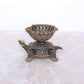 Brass Tortoise with Oil Lamp Diya Statue Pooja Mandir Home Decor Decorative & Gift Item (Height: 2 Inch)