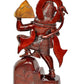 Brass Hanuman JI with Mountain Statue Idol Sculpture Statue Home Decor (Height: 17 Inch)