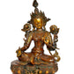 Brass Tara Devi Statue Tibetan Buddhist Deity for Home Decor and Office, Thoughtful Spiritual Gift (Height 18 Inch)