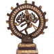 Brass Small Natraj Dancing Shiva Idol Statue Height 9.4 Inch