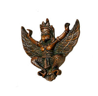 Brass Garuda hanging ornament with crown head and two outstretched arms