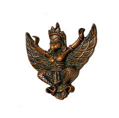 Brass Garuda hanging ornament with crown head and two outstretched arms