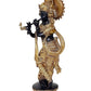 Lord Krishna Idol Statue Flute Playing Krishan Decorative Showpiece for Pooja Room Height : 16 inch