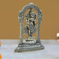 Bronze Lakshmi Standing on Lotus Laxmi Statue Figurine Home Temple Pooja (Height: 4.5 Inch)