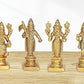 Brass FINE DASHAVATAR/Vishnu Avatars Statue Set (10 PC) Golden Color in Brass (Height : 3.0 Inches)