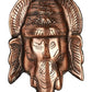 Lord Ganesha Face Mask Decorative Showpiece Wall Hanging - (Metal, Height 2.5")