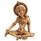 Brass Indra Statue Golden (Height 7.5 inches)
