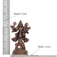 Copper Laxmi Narasimha Swamy on Garuda Laxmi Narashimar Statue for Home, Mandir Pooja Decor Idol (Height: 5 Inch)