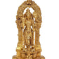 Brass Vishnu Four Armed Standing Vishnu Statue,for Home Decor Pooja Mandir (Height 9.5 Inch)