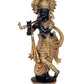 Lord Krishna Idol Statue Flute Playing Krishan Decorative Showpiece for Pooja Room Height : 16 inch