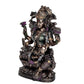 Resin Goddess Lakshmi Ji Statue Idol Decorative Showpiece Home Office Temple Multicolour Height 9 Inches