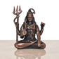 Copper Lord Shiva Shiv Murti Sculpture for Home Decor, Mandir, Ofice (Height : 2 Inch)