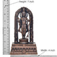 Copper Ram ji ki Murti Ram Lalla Statue in Ayodhya Mandir for Home and Office Decor Idol (Height 7 inch)