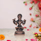 Copper Shri Sharada Devi Statue for Home, Mandir Pooja Decor Idol (Height: 2 Inch)