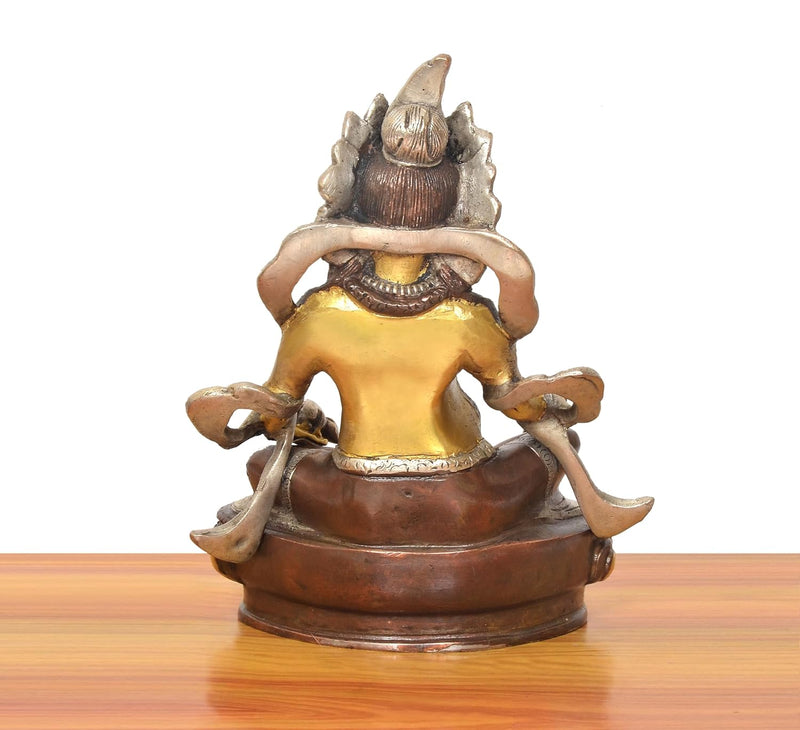 Brass Kuber Bhagwan Murti (Height : 9 inch)