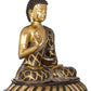 Lord Buddha Antique Decorative Idol Statue - (Brass, Height 20")