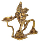 Brass Garun Diya Oil Wick Lamp Garuda Pooja Aarti Diya for Aarti Puja Oil Lamp Decorative Puja Home Temple lamp Gifts (Height: 4.5 inch)