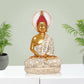 Resin Lord Buddha Idol Sculpture for Home Decor Decorative Showpiece (Height 11 Inch)