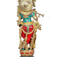 Lord Krishna Murti for Gift Idol Brass Statue Large Size Krishna Playing Flute (Height : 29 inches)