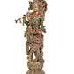 Brass Krishna Big Size Idol Statue Sculpture for Home Decor Mandir Pooja Temple Gift (Height 29 inch)