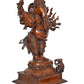 Brass Vira Ganesha with 16 Sixteen Hands Mudra in Brass Statue Hindu Deity Statue for Home Temple (Height : 23 inch)