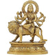 India Durga Brass Idol Sculpture Statue 6.3 inches