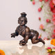 Copper Lord Bal Gopal Krishna Laddu Gopal Idol Statue | for Pooja Home Decor Mandir | (Height 4 Inch)