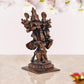 Copper Lord Vishnu with Devi Lakshmi On Garuda Decorative Showpiece Copper Murti (Height 5 Inch)