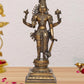 Brass Vishnu Four Armed Standing Vishnu Statue,for Home Decor and Pooja Mandir Temple (Height 21.5 Inch)