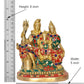 Brass Shiv Parivar Shiva Family Idol Family for Home Decor Mandir Pooja Showpiece (Height 6 Inch)