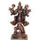 Copper Lord Vishnu with Devi Lakshmi On Garuda Decorative Showpiece Copper Murti (Height 5 Inch)