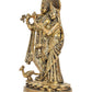 Brass Radha Krishna Idol Statue for Home Decor and Pooja Mandir Office Decor (Height 11 Inch)