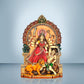 Goddess Mahishsura Mardini Devi Durga Maa Idol Brass Statue Puja Hindu Festival Home Decor Height : 10 Inch