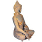 Brass Buddha Statue Idol Bhumisparsh Buddha Idol Statue Murti Height : 11.5 Inches