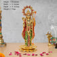 Metal Standing Ram ji sculpture (Height :13 Inch)