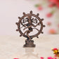 Copper Idol Natraja Dancing Shiva Idol Decoretive Showpiece for Home and Office (Height: 3.5 Inch)