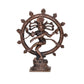 Copper Idol Natraja Dancing Shiva Idol Decoretive Showpiece for Home and Office (Height: 3.5 Inch)