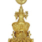 Brass Sun Chariot Rath with 7 Horse Statue Idol for Home Decor | Height : 13 Inches (Gold)