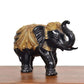 Bronze Elephant Figurine Best gifts (Black and Golden) Type 1