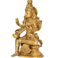 Brass Maa Saraswati Statue - Handcrafted Hindu Goddess Saraswati Idol for Home Decor and Pooja (Height 8 Inch)