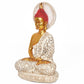 Resin Lord Buddha Idol Sculpture for Home Decor Decorative Showpiece (Height 11 Inch)