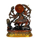 Brass Mahishasura Mardini with Trident for Temple Home Decor | Height : 14 Inches