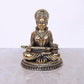 Brass Maa Annapurna or Annapoorna Murti Gift Article Decorative Showpiece Brass Idol Height 3 Inch