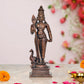 Copper Standing Lord Kartikeya Murugan Murti Decorative Showpiece Copper Murti for Home Decor Mandir Pooja Temple (Height 6 Inch)