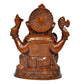 Brass Lord Ganesha Idol Ganesh Statue Decorative Sculpture for Home Decor Office Mandir Pooja Showpiece (Height 8 Inch)