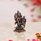 Copper Lakshmi Narasimha Statue for Home Temple Office Mandir, (Height: 3 Inch)